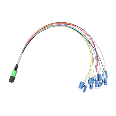 4 core 8 core Fanout patch cord con connettore mtp/mpo